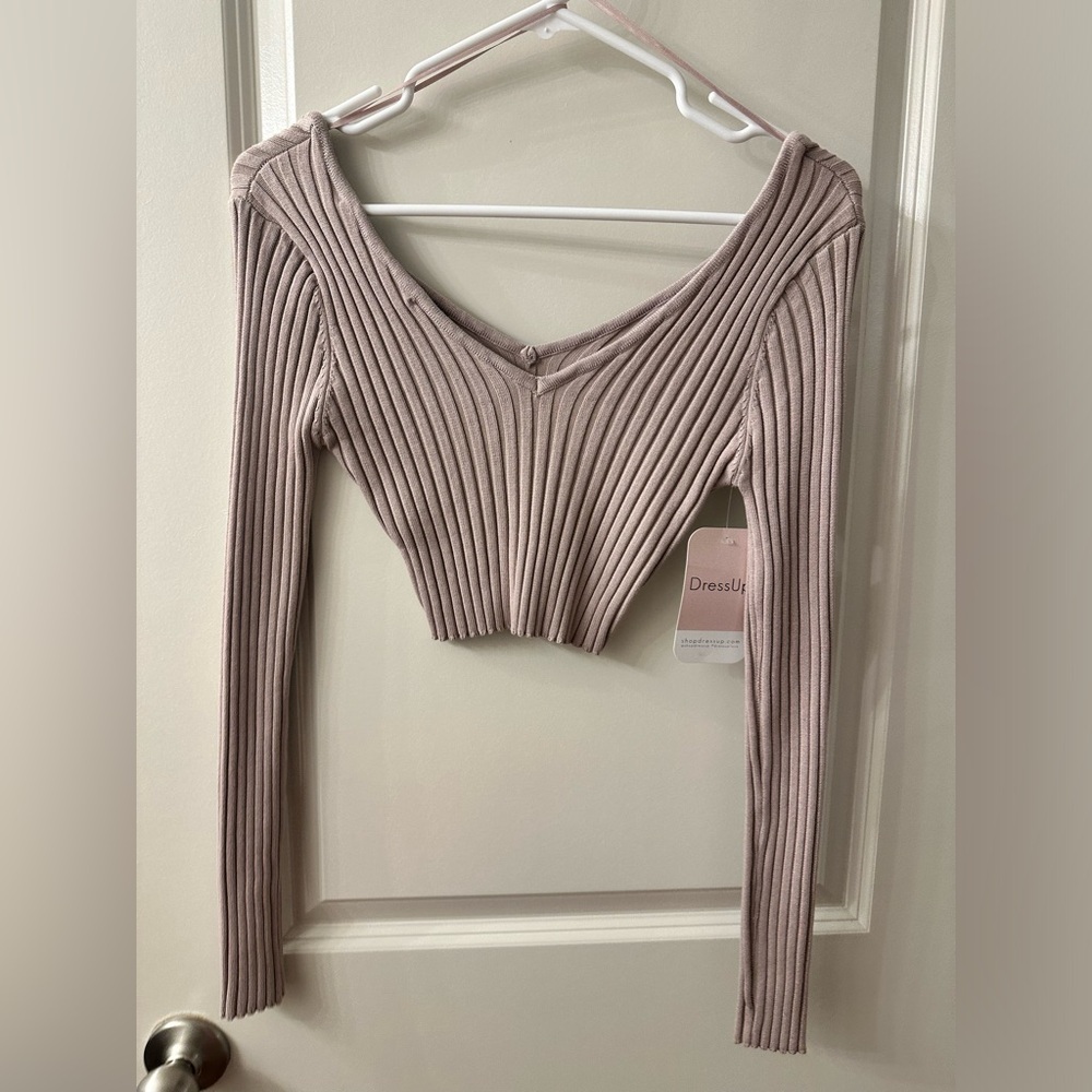Brand new Crop Sweater top
